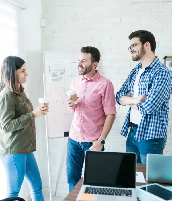 professionals-relaxing-at-coffee-break-in-workplace